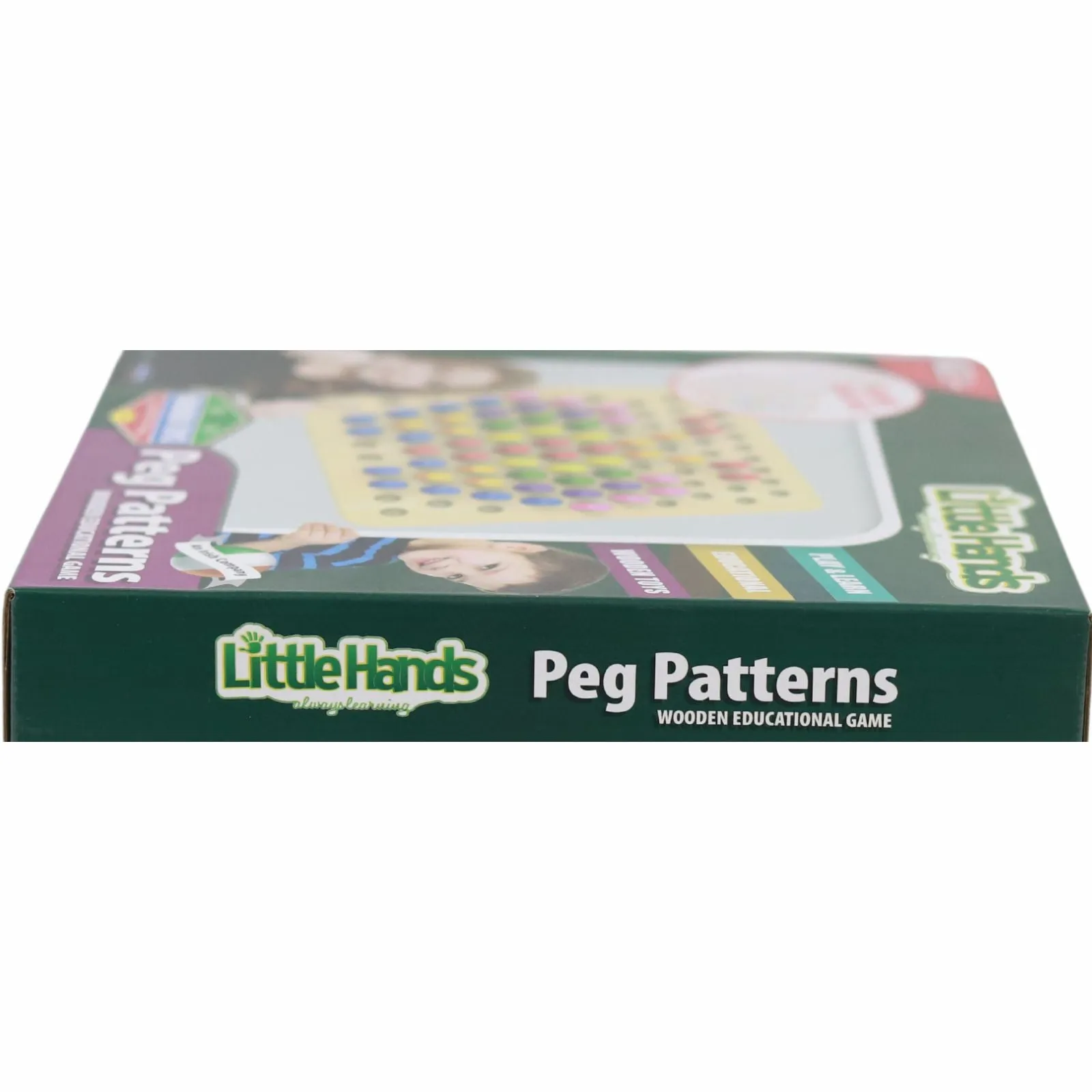 ■ Little Hands Wooden Education Game - Peg Patterns