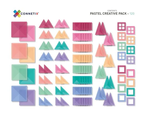 120 Piece Pastel Creative Pack