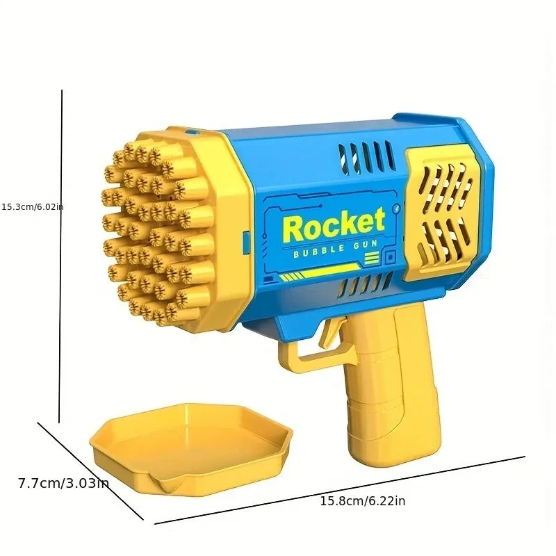 40 Hole Bubble Machine Fully Automatic Bubble Blowing Light Outdoor Bubble Machine without Battery without Bubble Water