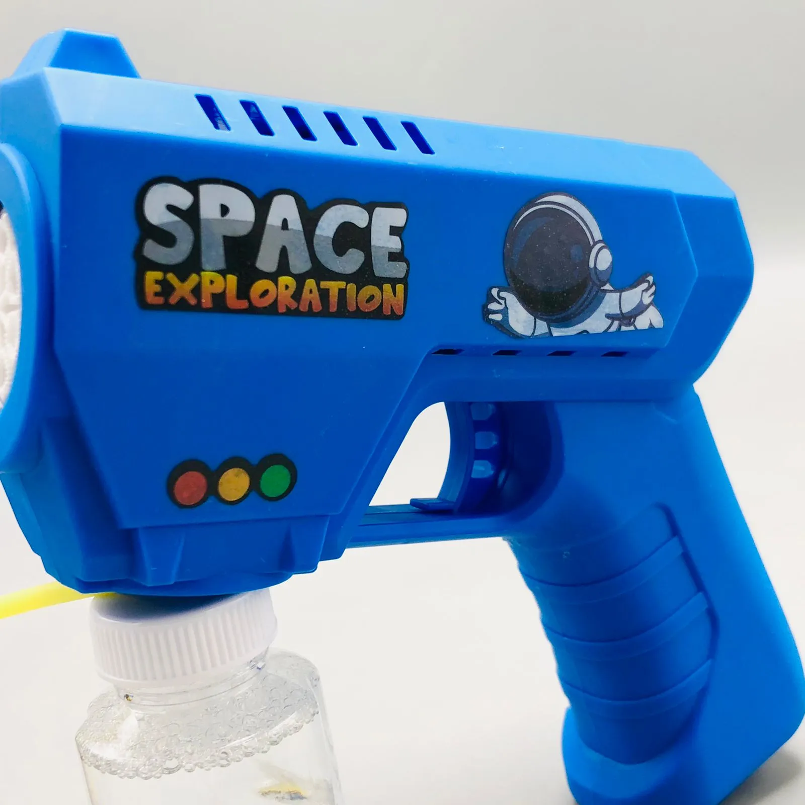 8 Holes Mini Space Exploration Colorful Bubble Gun