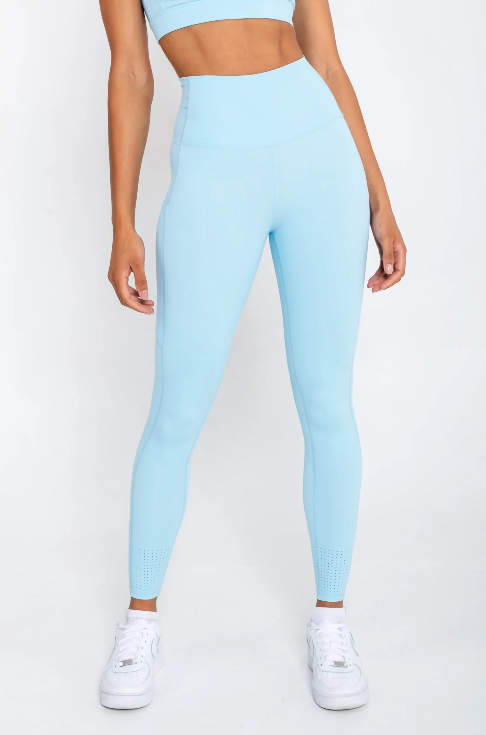 Active Leggings - Pastel Blue