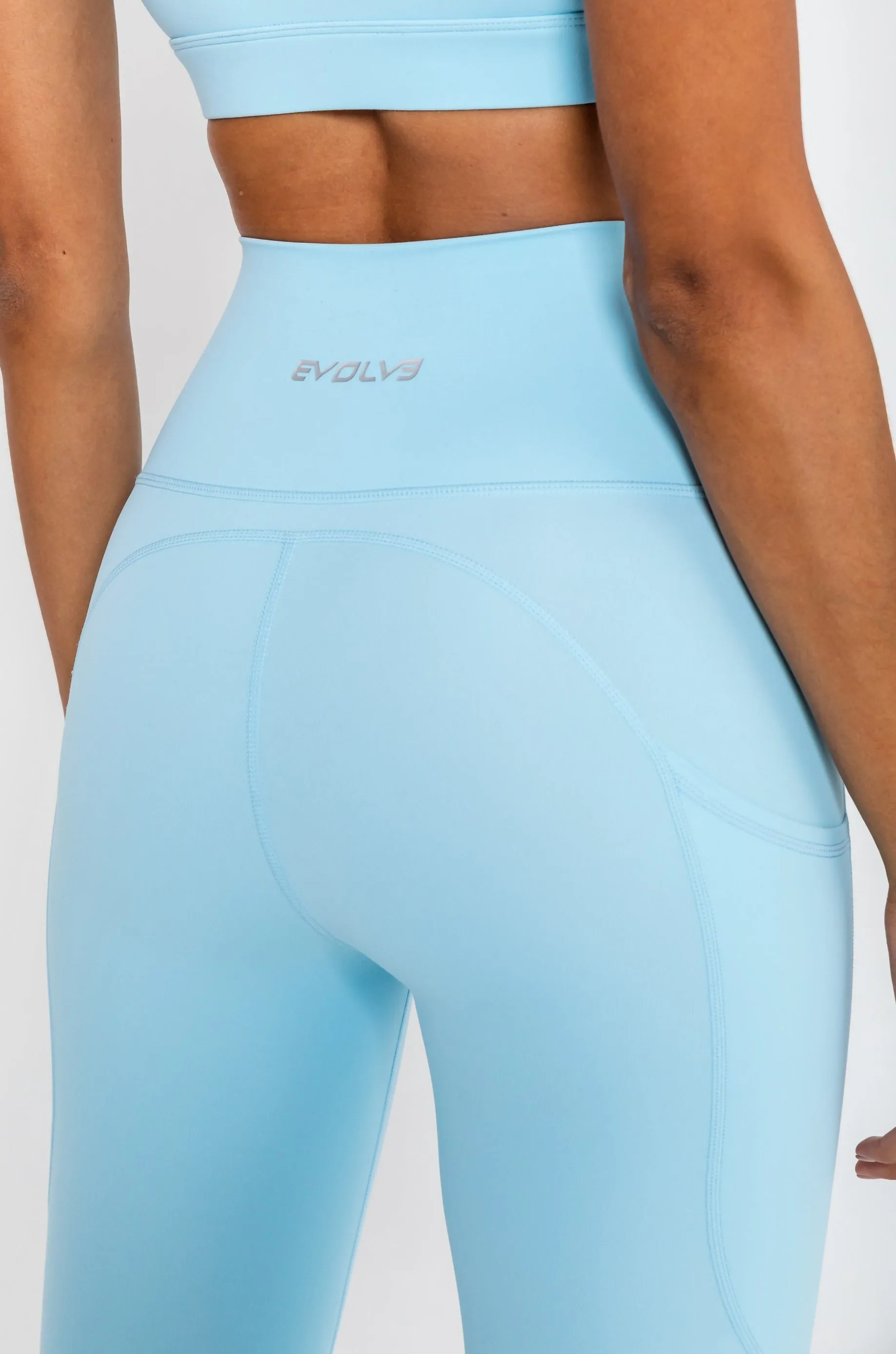 Active Leggings - Pastel Blue