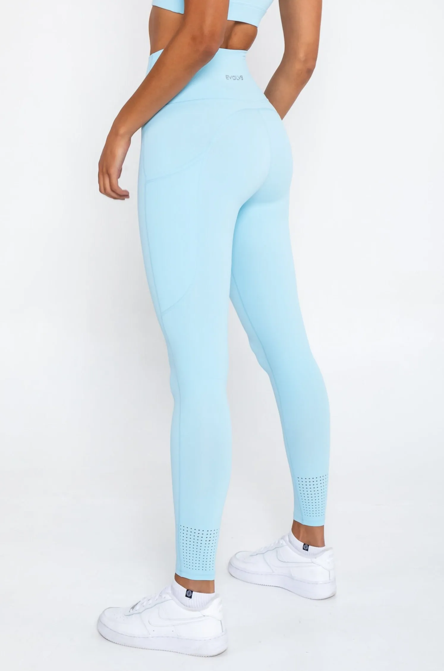 Active Leggings - Pastel Blue