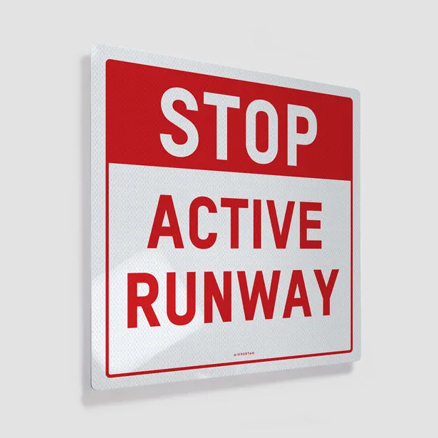 Active Runway - Metal Print