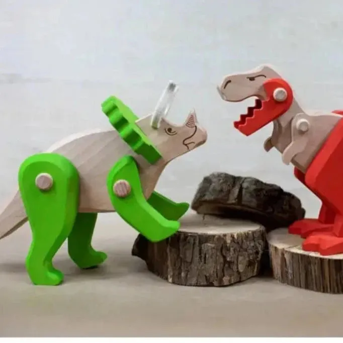 Bajo Wooden Dinosaur Figures