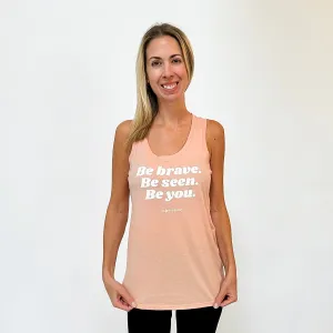 Be Brave Racerback Tank