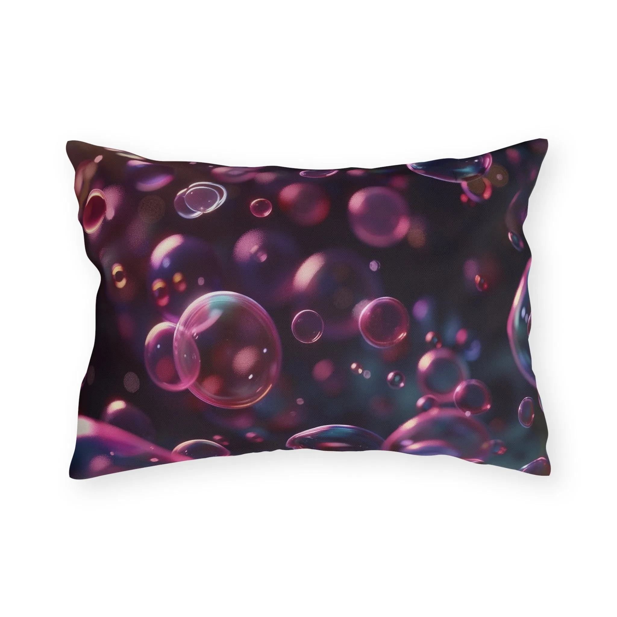 Blackcurrant Bubbles - Outdoor Pillows - USA