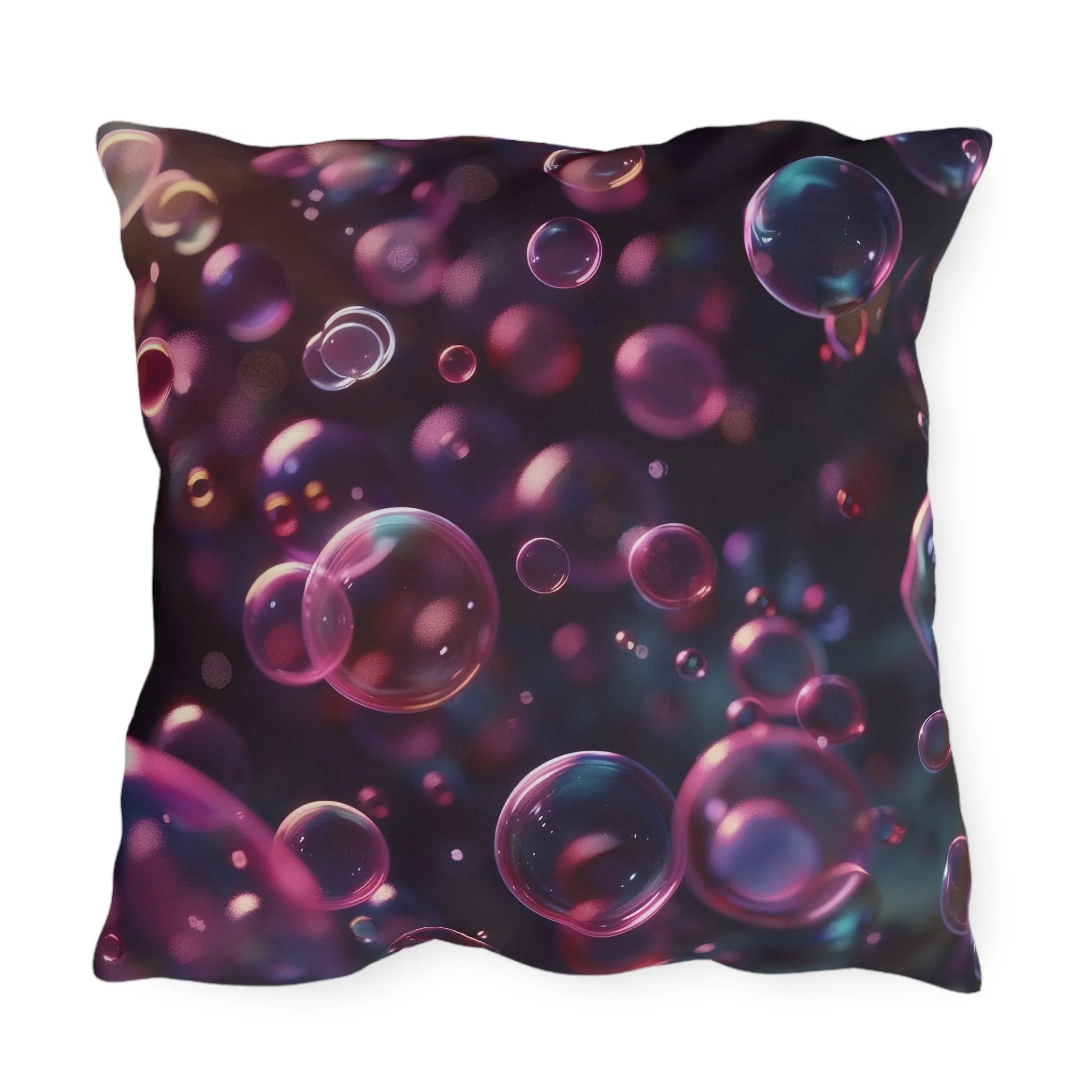 Blackcurrant Bubbles - Outdoor Pillows - USA