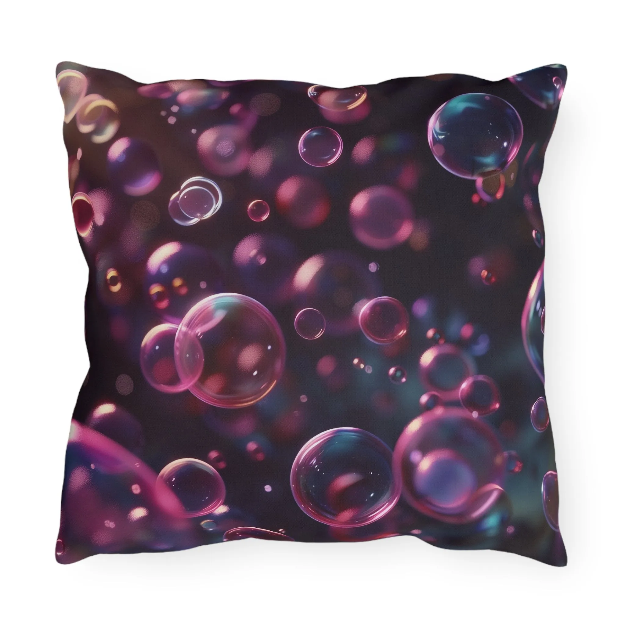 Blackcurrant Bubbles - Outdoor Pillows - USA