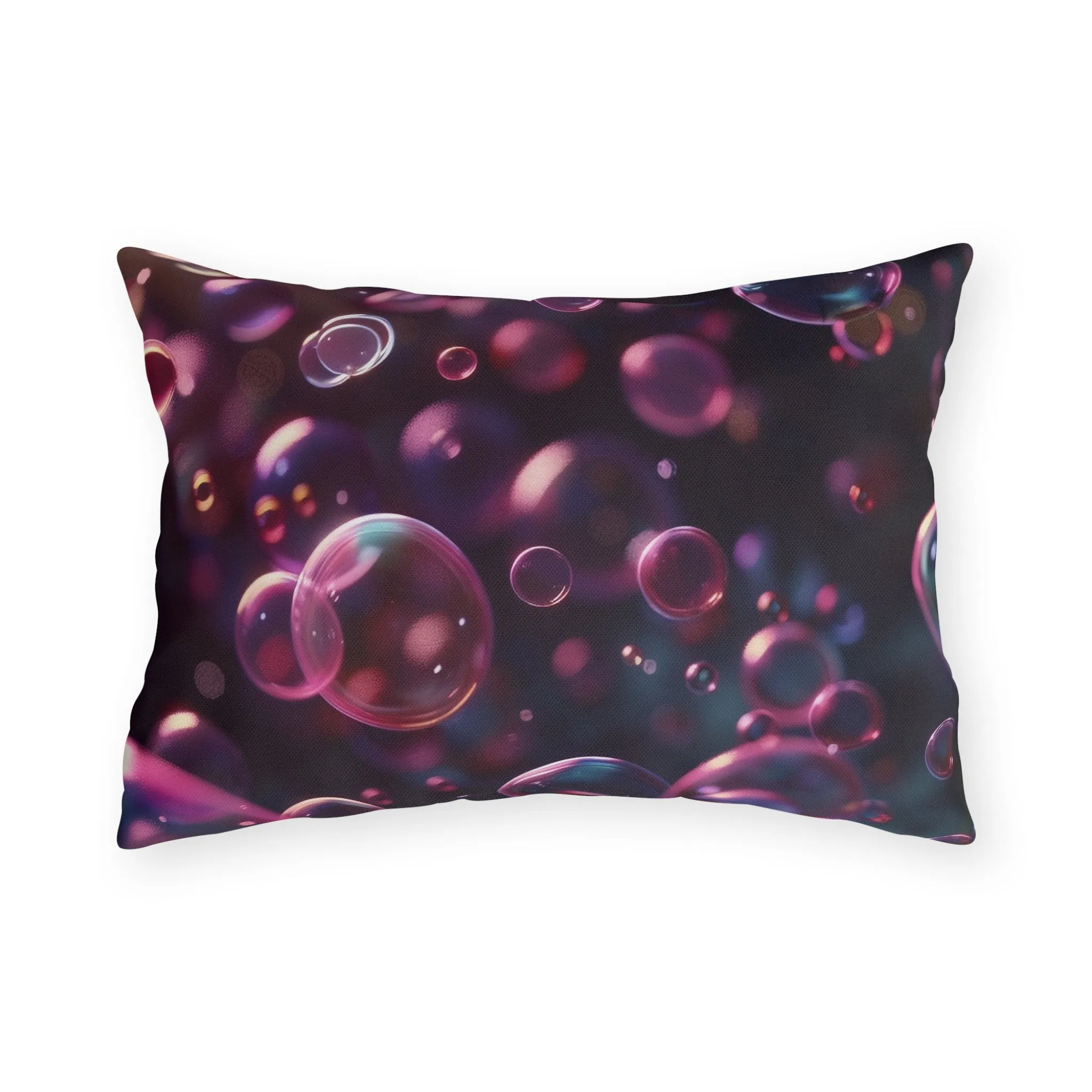 Blackcurrant Bubbles - Outdoor Pillows - USA