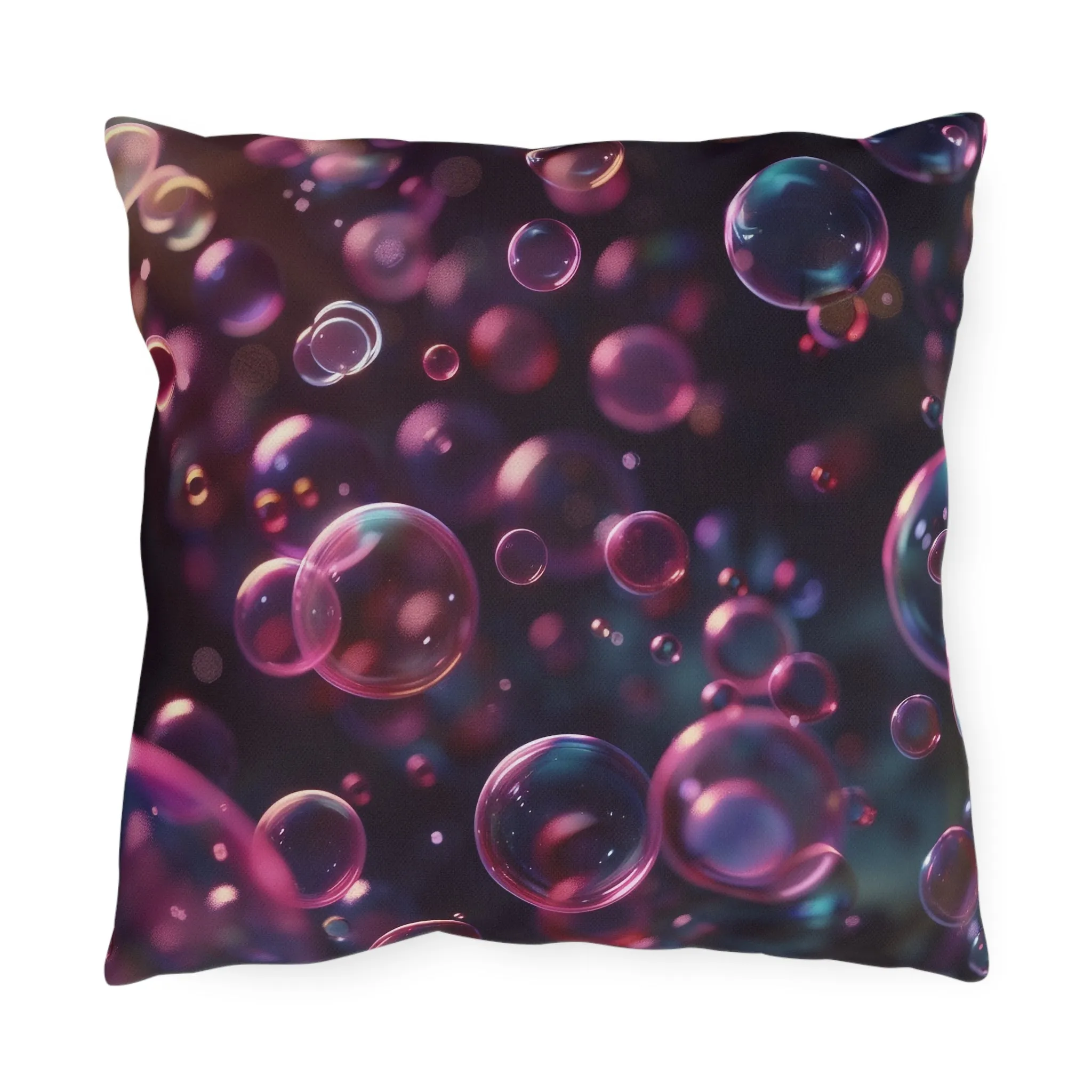 Blackcurrant Bubbles - Outdoor Pillows - USA