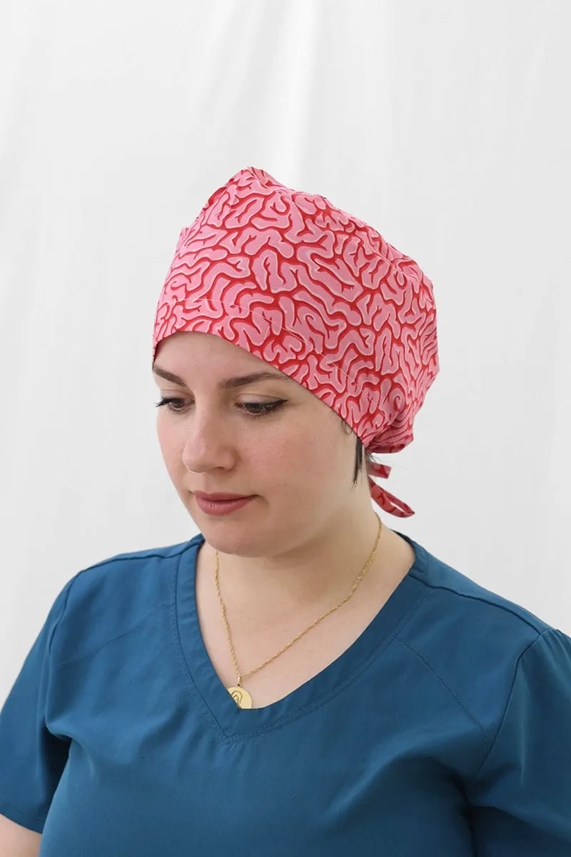 Brain Printed Surgical Hat