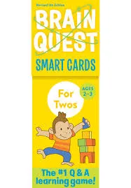 Brain Quest Smart Cards - The #1 Q & A Learning Game! For Twos - Ages 2-3