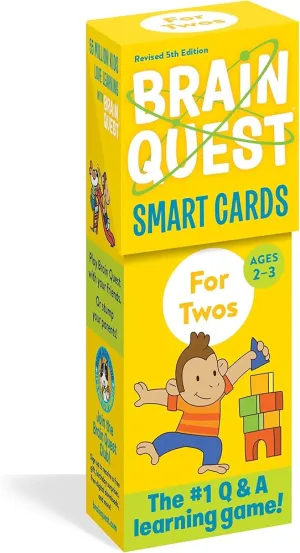 Brain Quest Smart Cards - The #1 Q & A Learning Game! For Twos - Ages 2-3