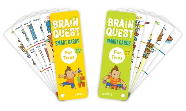 Brain Quest Smart Cards - The #1 Q & A Learning Game! For Twos - Ages 2-3