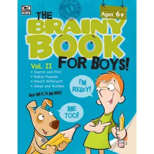 Brainy Book for Boys, Volume 2 Activity Book Grade 1-4