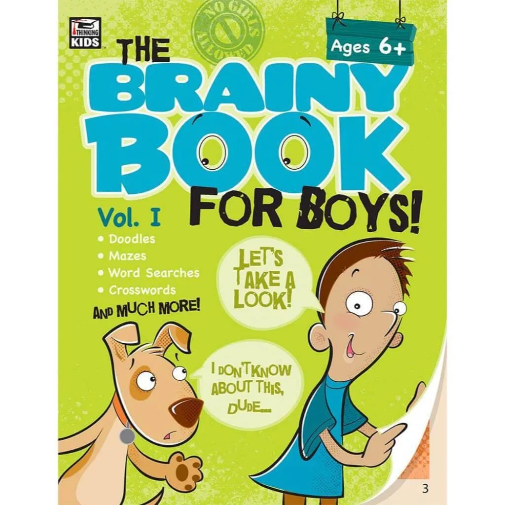 Brainy Books For Boys Volume 1 Activity Book Grade 1-4