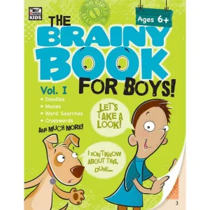 Brainy Books For Boys Volume 1 Activity Book Grade 1-4