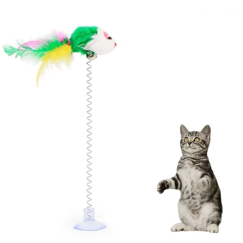 Cat Interactive Suction Feather Teaser