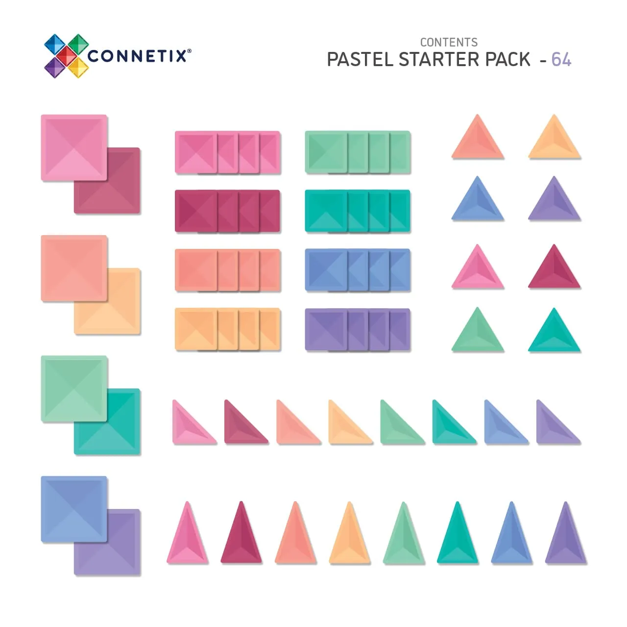 Connetix Pastel Packs