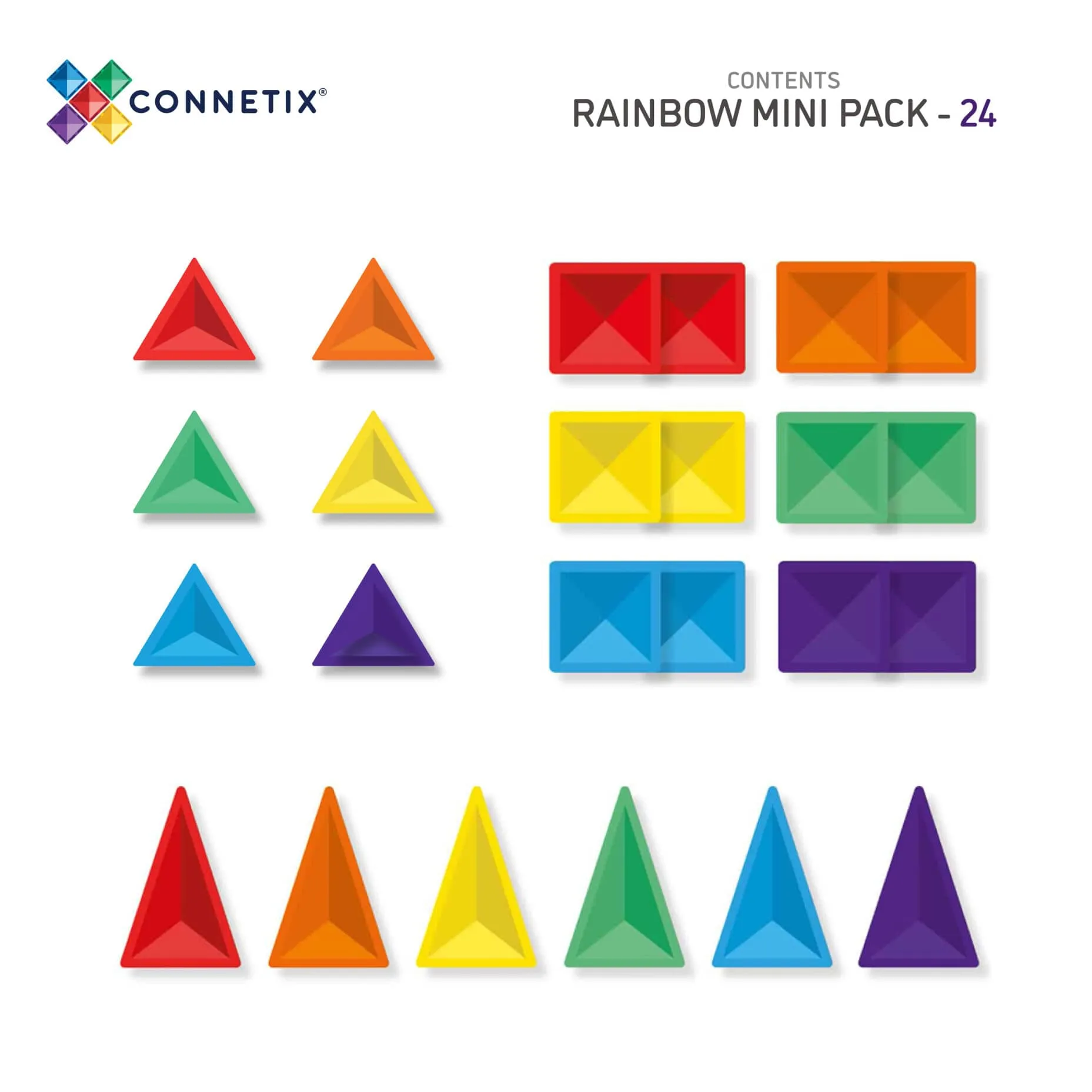 Connetix Rainbow Packs