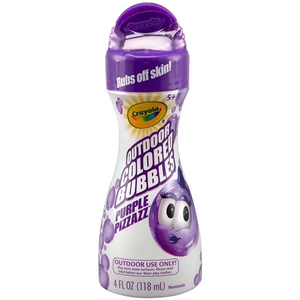 Crayola Purple Outdoor Color Bubbles Purple