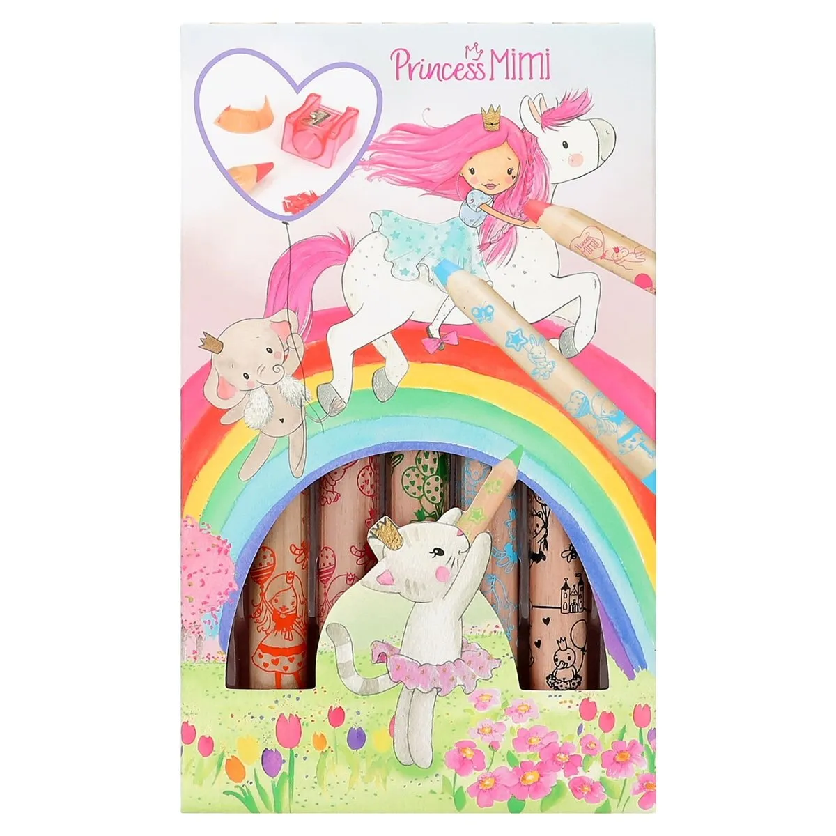 Depesche Princess Mimi Coloured Pencils & Sharpener