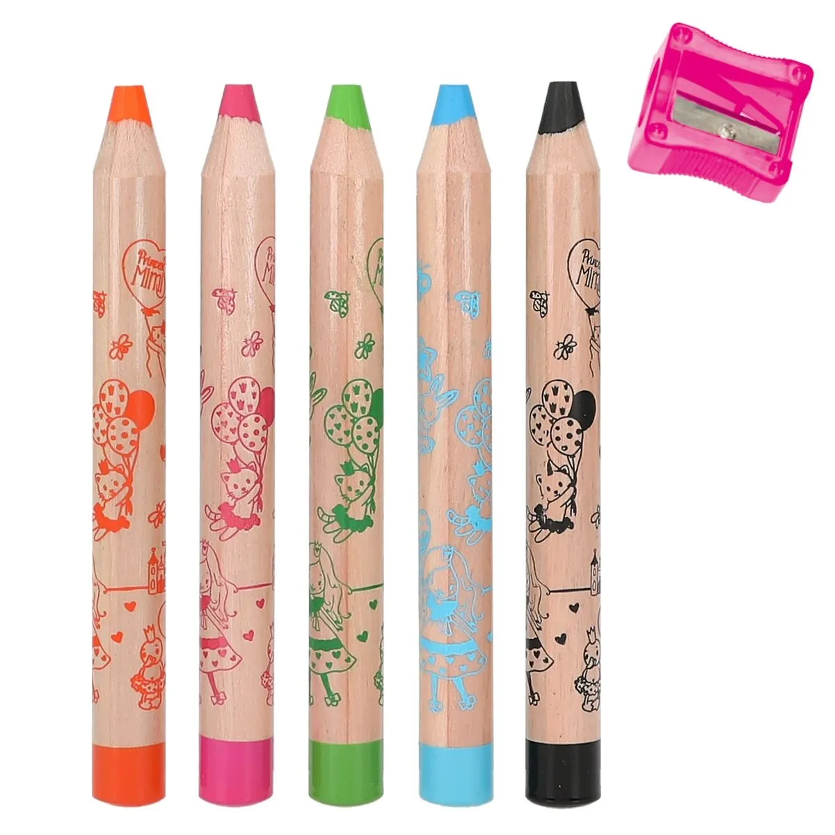 Depesche Princess Mimi Coloured Pencils & Sharpener