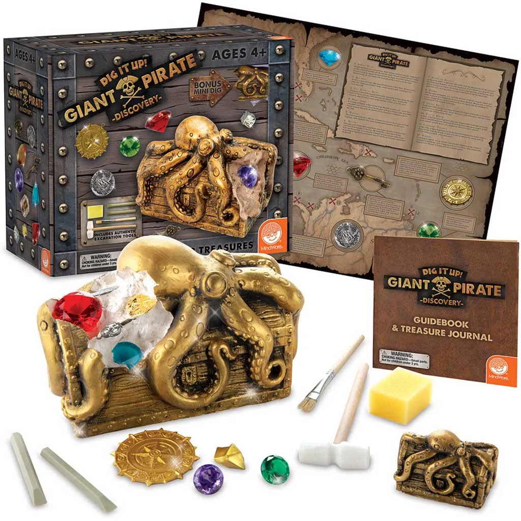 Dig It Up! Giant Pirate Discovery by Mindware