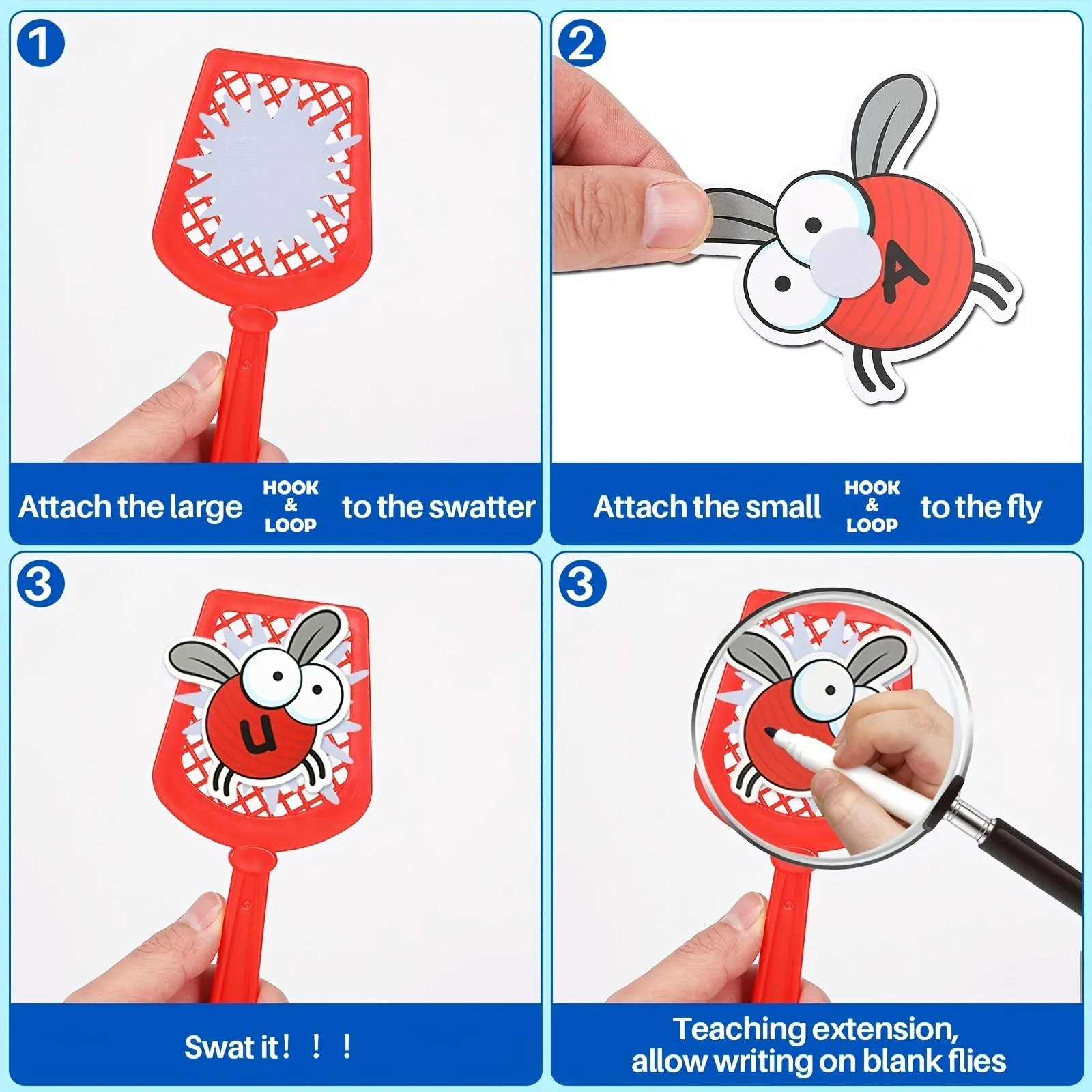 Discover the Magic of Learning: Puzzle Early Education Fly Swatter Toy