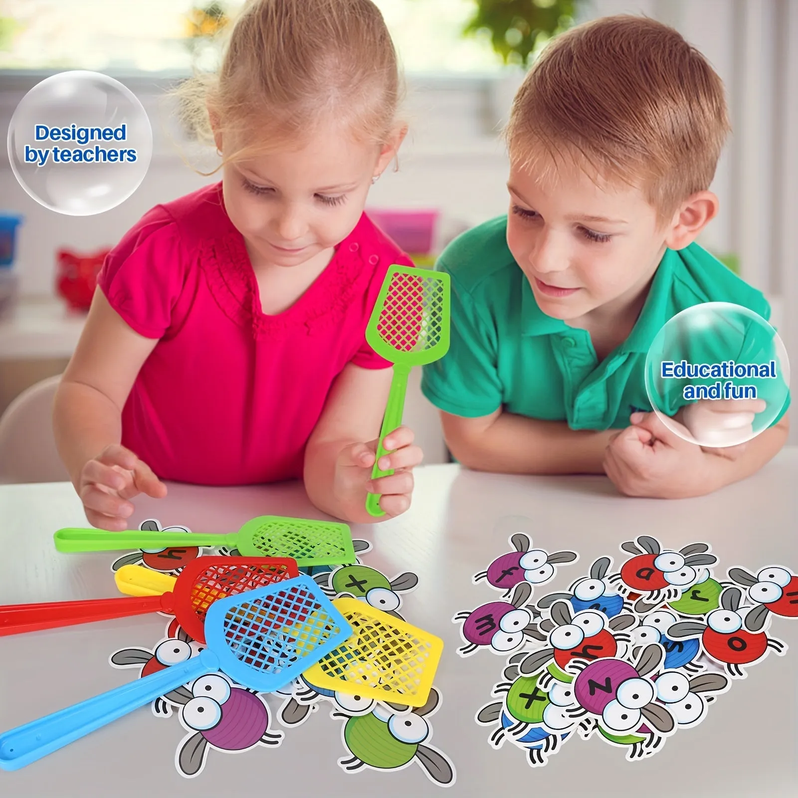 Discover the Magic of Learning: Puzzle Early Education Fly Swatter Toy