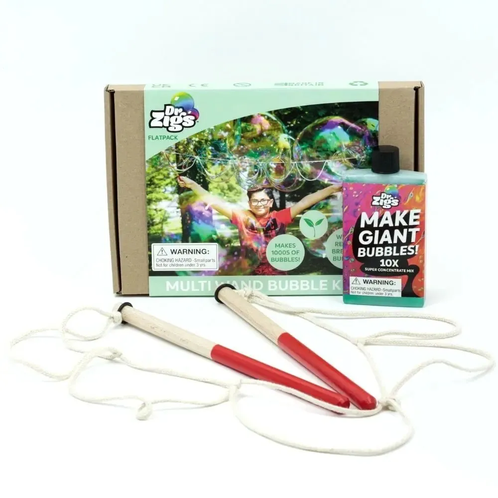 Dr Zigs Multi Wand Flatpack Bubble Kit