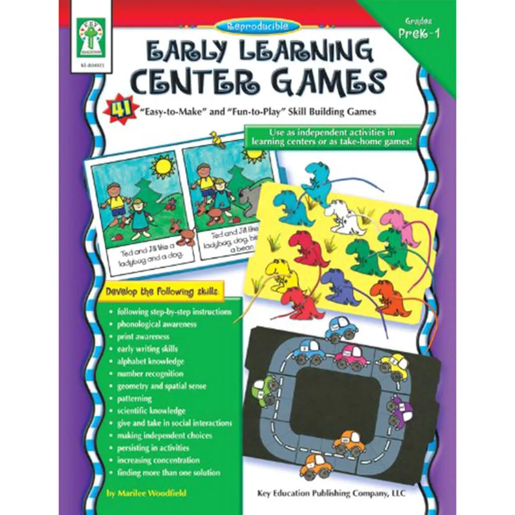 Early Learning Center Games, Grades Preschool