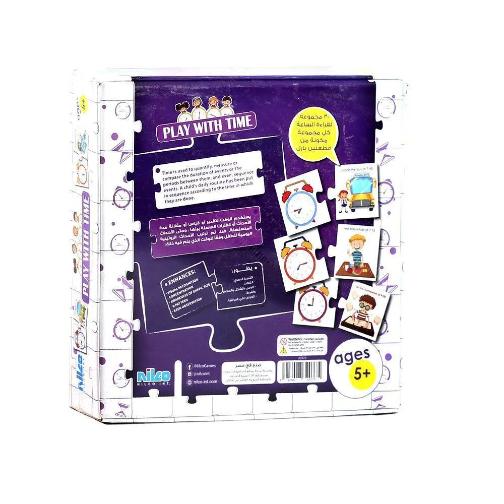 Educational Cards Play With Time 60 Pcs