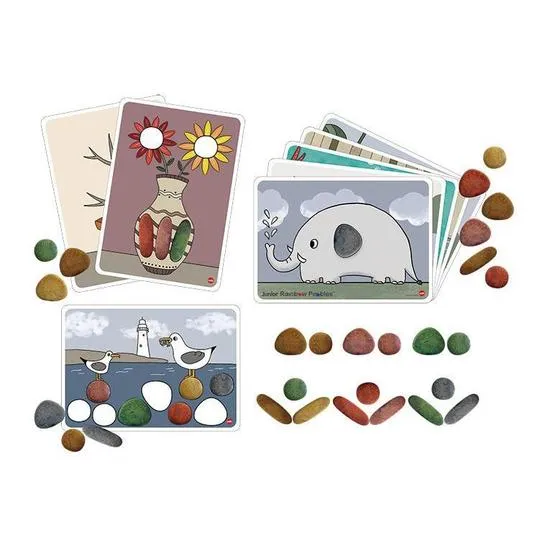 EDX - Junior Rainbow Pebbles Eco-Friendly Material