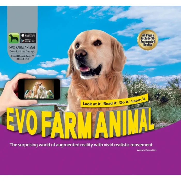 Evo Farm Animal 3D Book