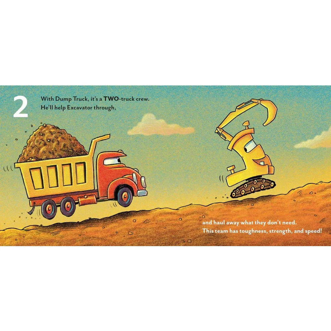 Excavator's 123 Board Book