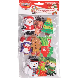 Festive Crafts - Festive Foam Stickers Multipack