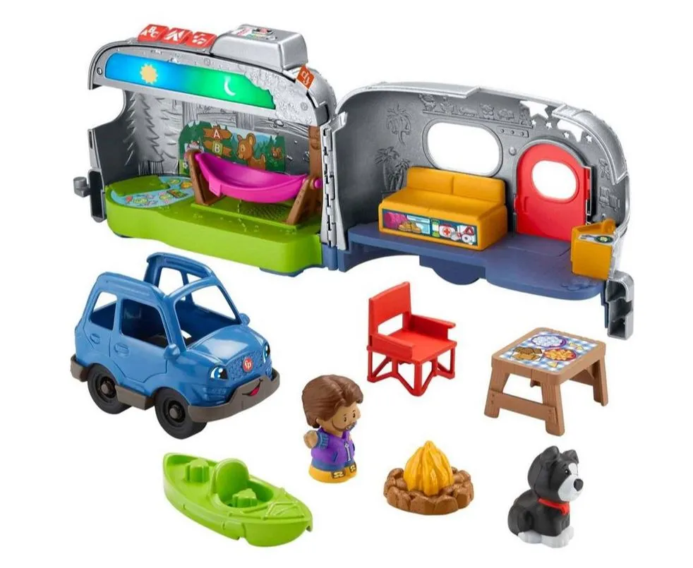 Fisher-Price Little People Light-Up Learning Camper