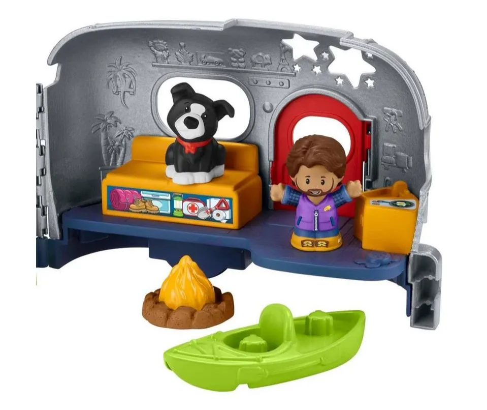 Fisher-Price Little People Light-Up Learning Camper