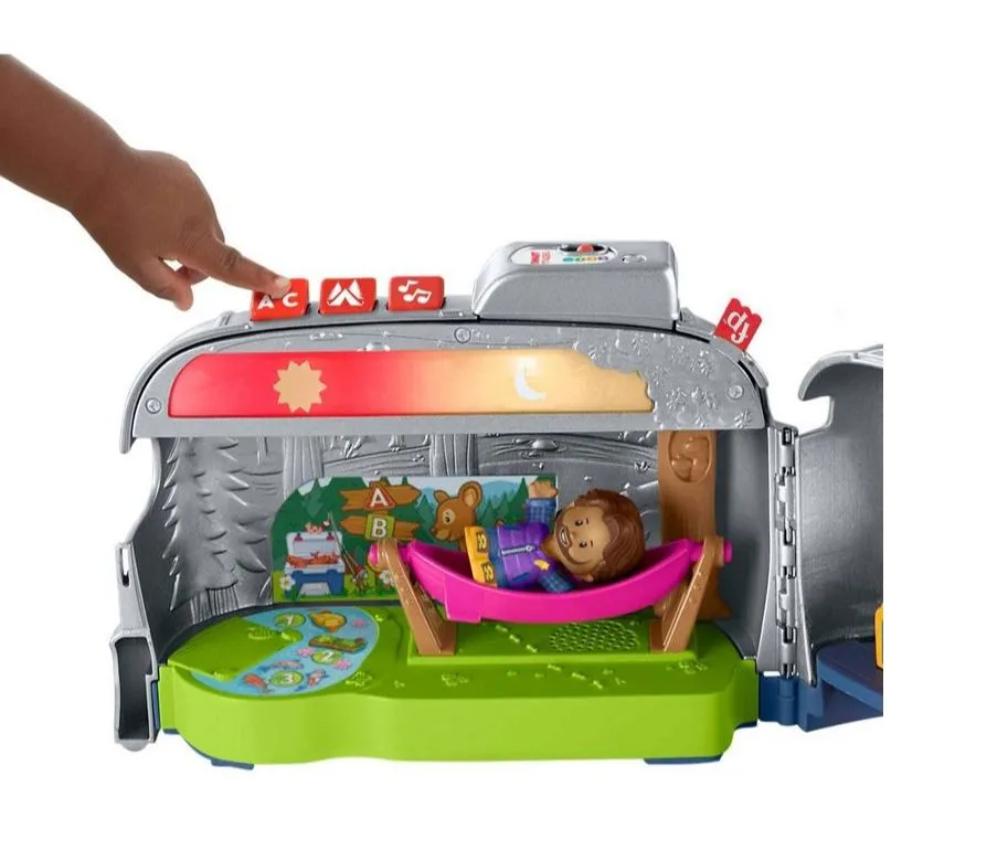 Fisher-Price Little People Light-Up Learning Camper