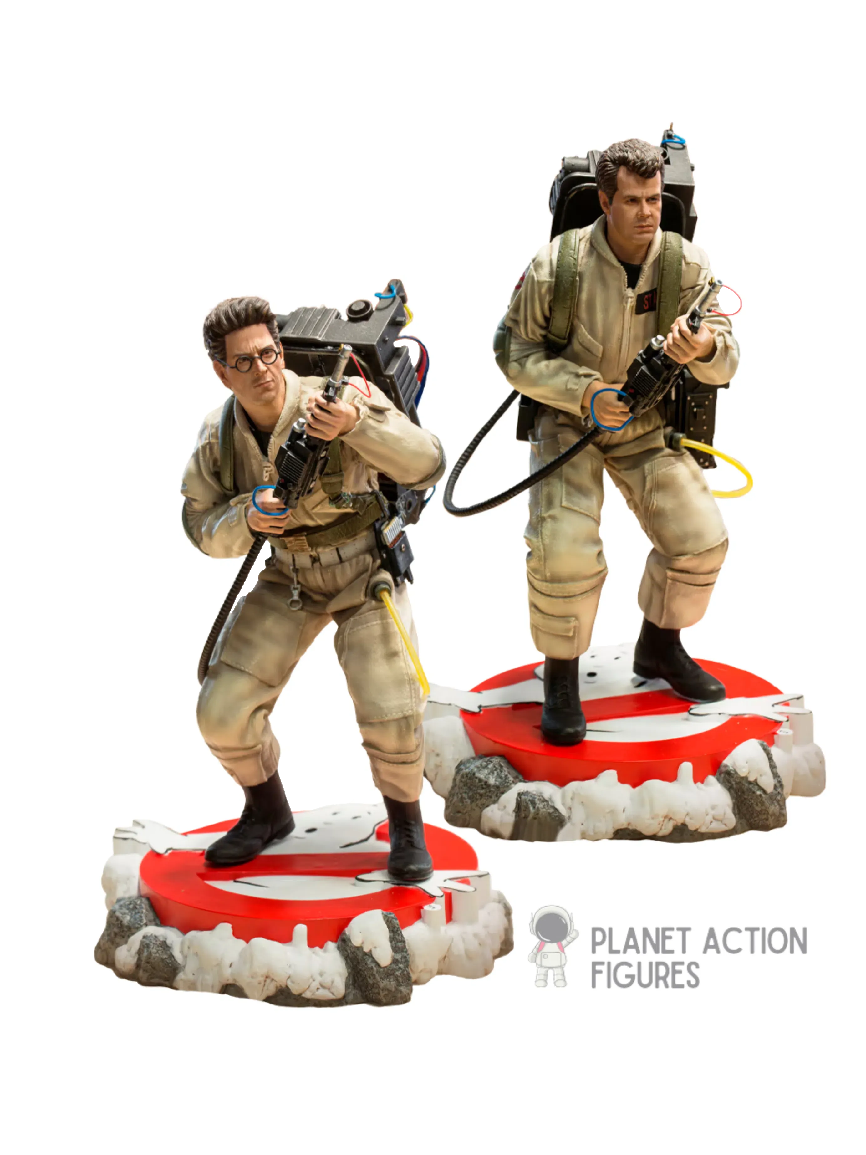 Ghostbusters (1984): Egon Spengler & Ray Stantz: Statue Set