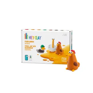 Hey Clay 6 Can Set - Farm Birds