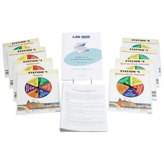 Lab-Aids: Rock Cycle - An Interactive Exploration Through Geologic Time Kit