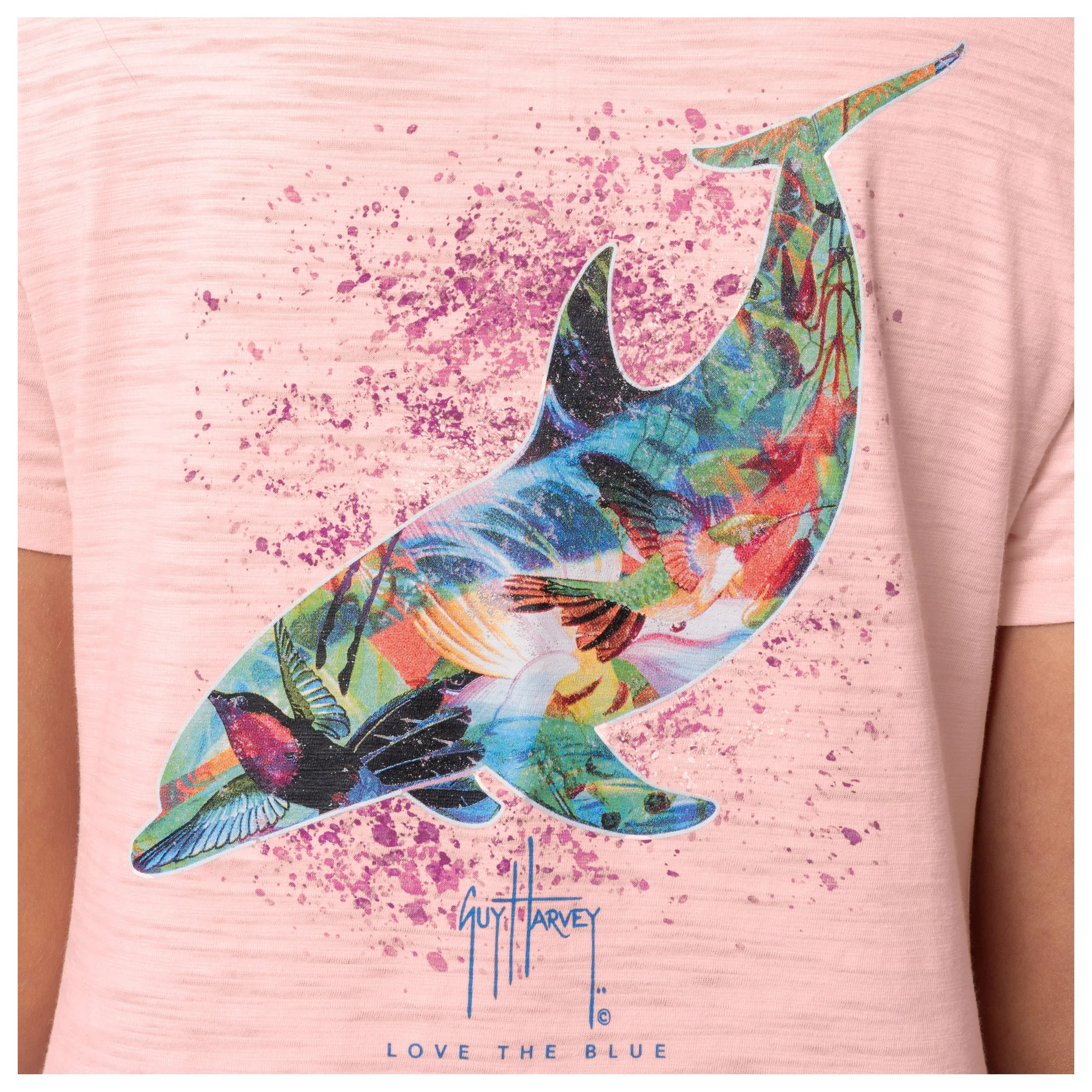 Ladies LTB Dolphin Relaxed V-Neck Top