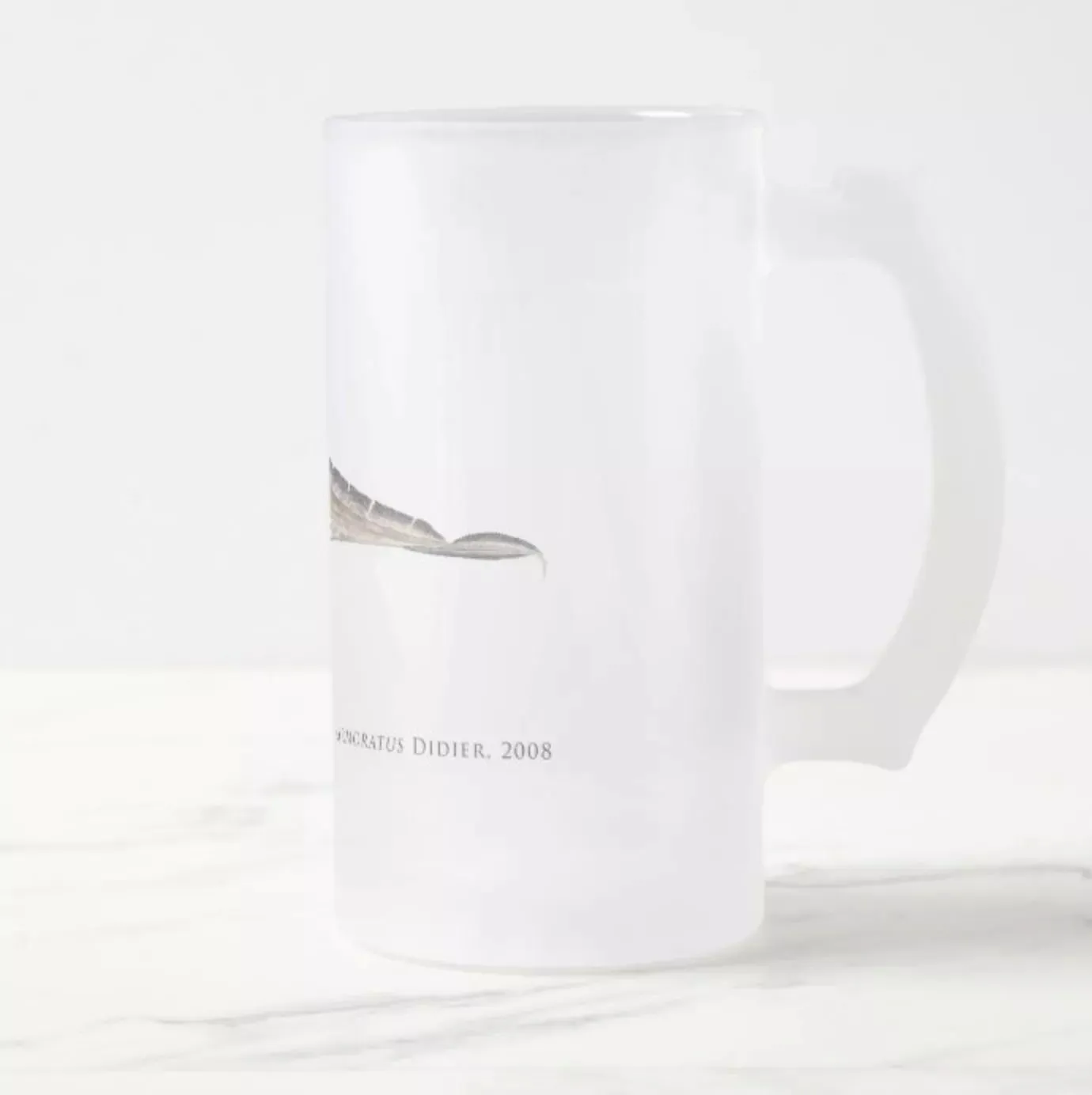 Marbled Ghostshark - Frosted Glass Stein