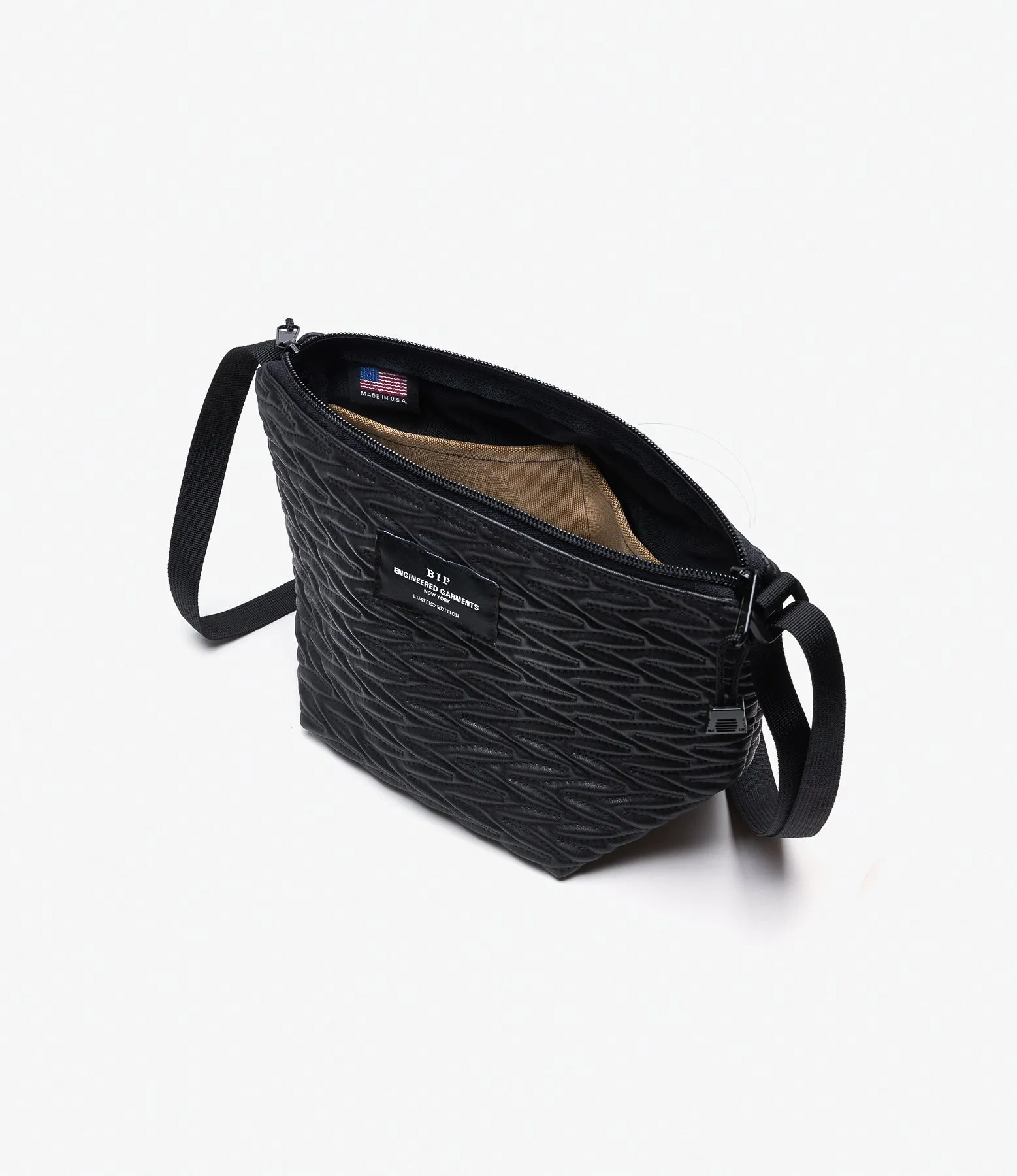 Micro Tote – Black Quilted Fake Leather