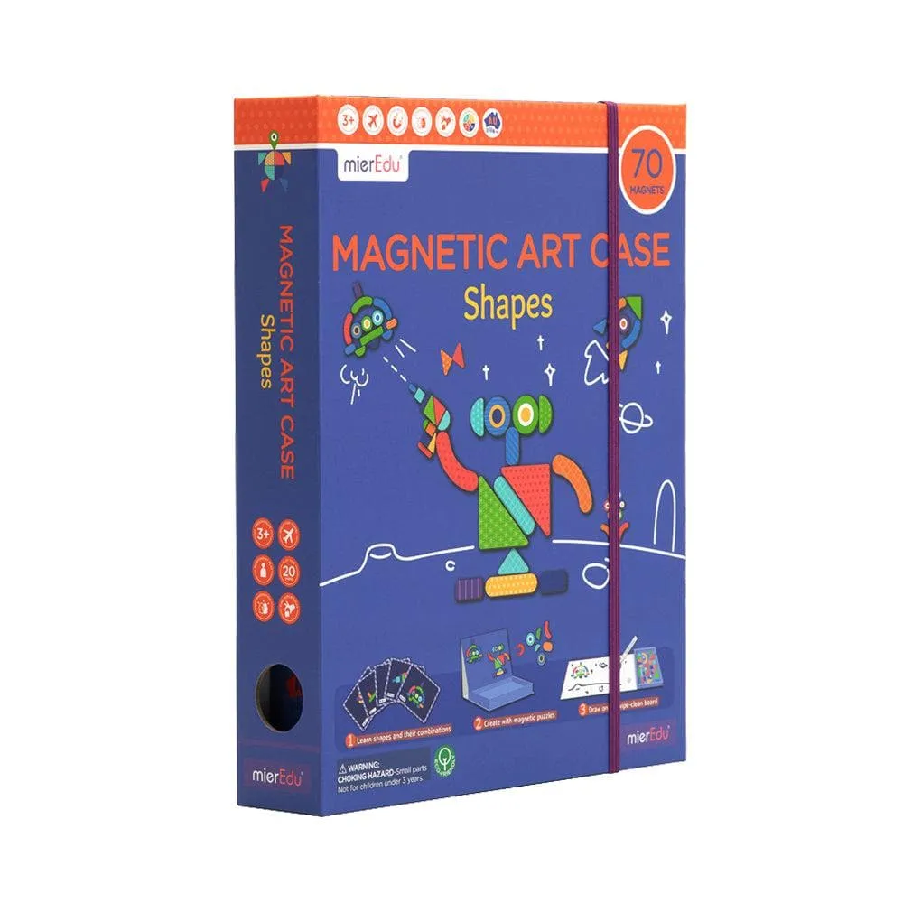 Mier Edu Magnetic Art Case - Shapes