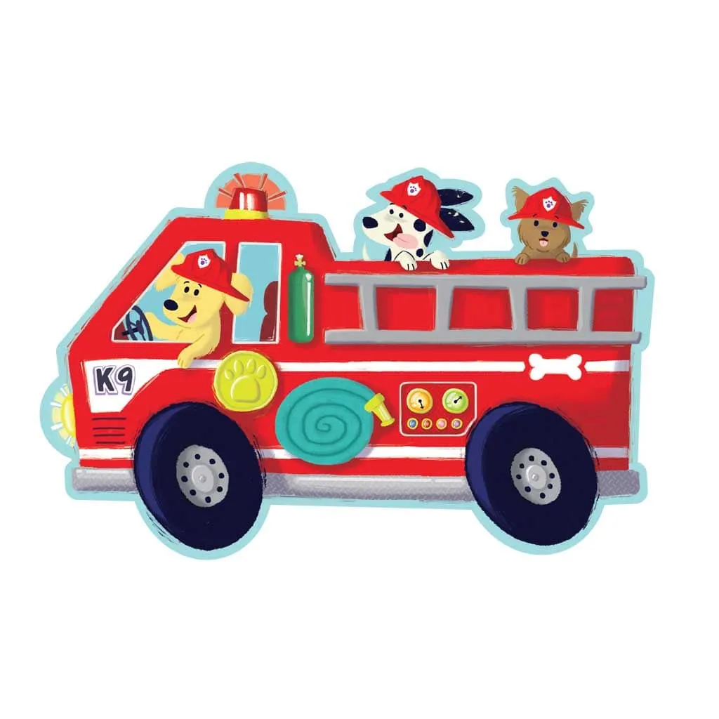 Mindware Fire Truck Pups Floor Puzzle