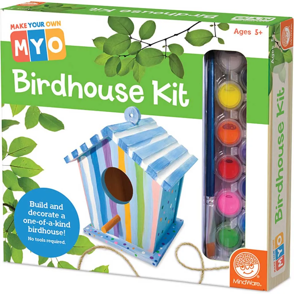 Mindware Make Your Own Birdhouse Kit for Kids